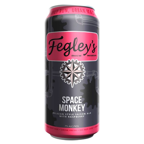 Space Monkey  Saison / Farmhouse Ale with Real Raspberries