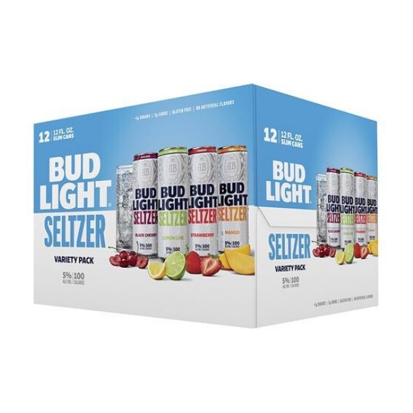 Bud Light Seltzer Slim Can Koozie