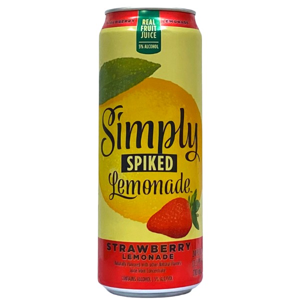 Simply Spiked - Strawberry Lemonade (24oz can)