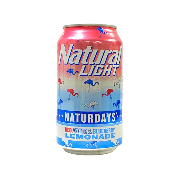 Anheuser Busch Natural Light Naturdays Red White & Blueberry Lemonade